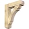 Ekena Millwork Olympic Craftsman Rough Sawn Bracket w/ Offset Brace, Douglas Fir, 8"W x 32"D x 36"H BKT0806X32X36OLY04RDF - alternate 1